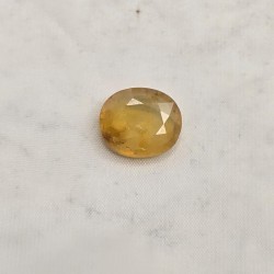Bankok Pukhraj Stone – Natural Certified Yellow Sapphire